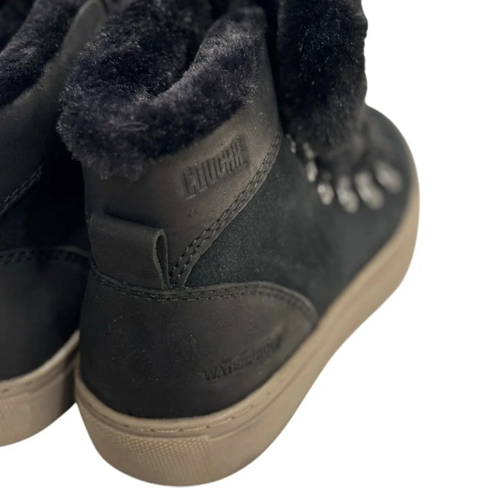 Cougar Women Waterproof Black Suede Fur Winter‎ Boots Size 6
